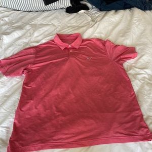 Vineyard Vines men performance polo pink